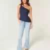 Λινό-Μείγμα με One-Shoulder Top Λινό-Μείγμα με One-Shoulder Top