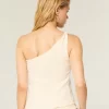Λινό-Μείγμα με One-Shoulder Top Λινό-Μείγμα με One-Shoulder Top