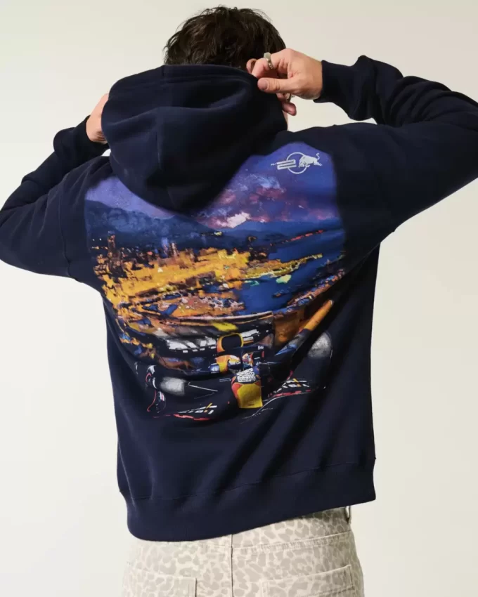 Χαλαρό γραφικό κουκούλα Oracle Red Bull Racing Χαλαρό γραφικό κουκούλα Oracle Red Bull Racing
