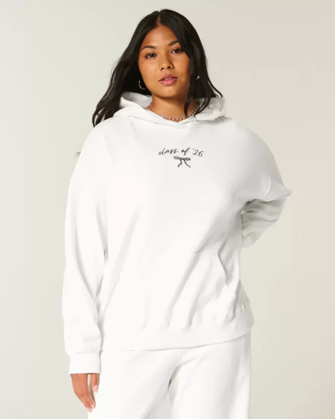 Oversized Class of ’26 Graphic Hoodie