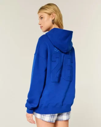 Oversized Class of ’26 Graphic Hoodie