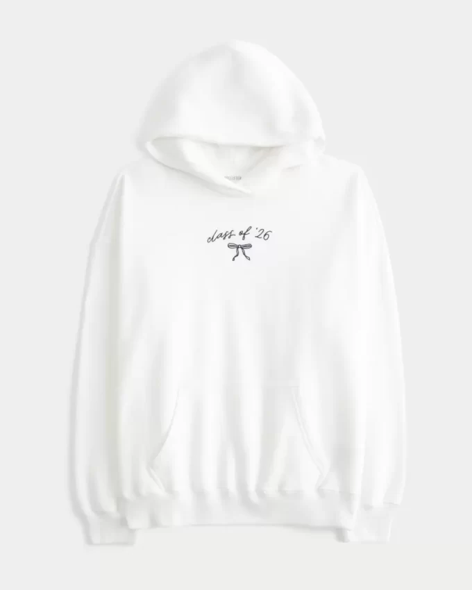 Oversized Class of ’26 Graphic Hoodie