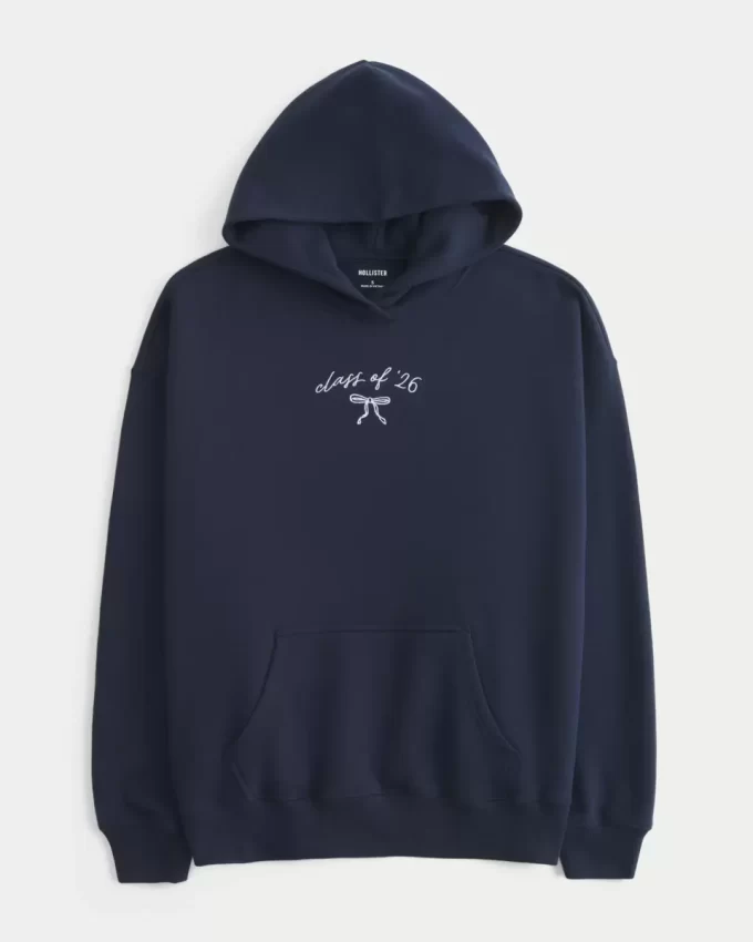 Oversized Class of ’26 Graphic Hoodie