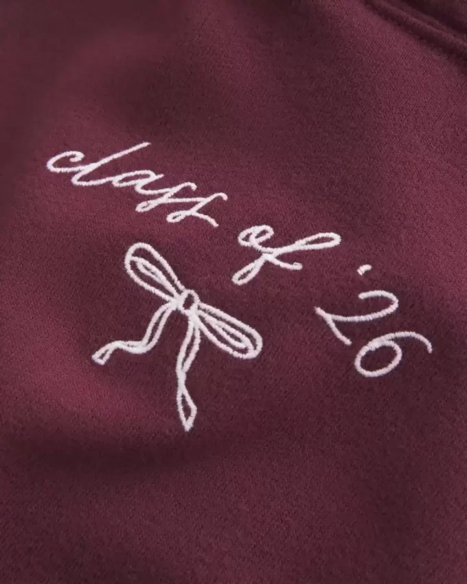 Oversized Class of ’26 Graphic Hoodie