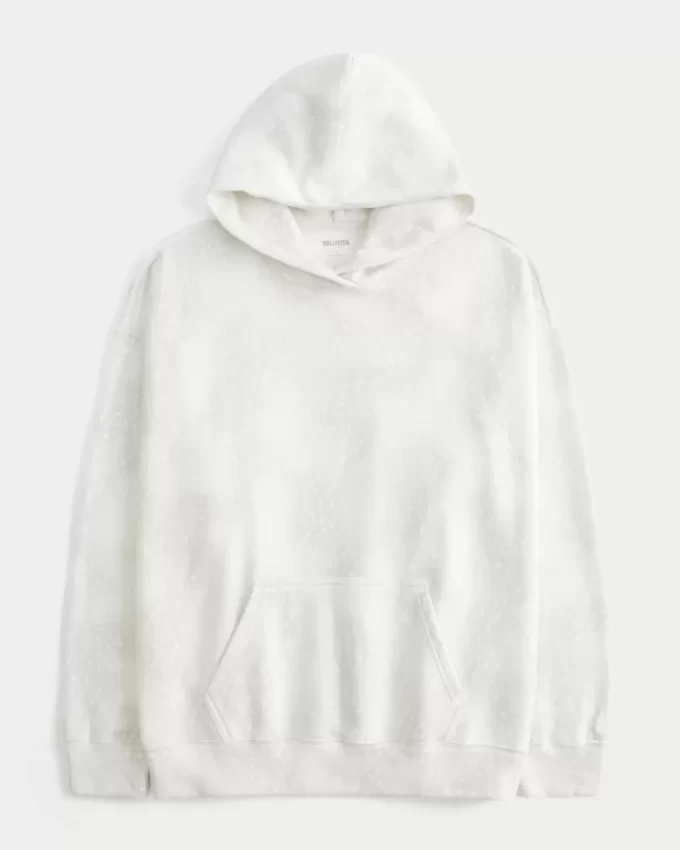 Oversized Doe Print Hoodie