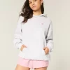 Oversized I Heart LA Graphic Hoodie Oversized I Heart LA Graphic Hoodie
