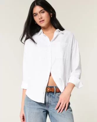 Πουκάμισο Oversized Line-Blend