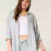 Πουκάμισο Oversized Line-Blend