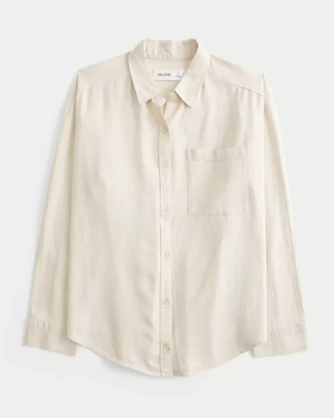 Πουκάμισο Oversized Line-Blend