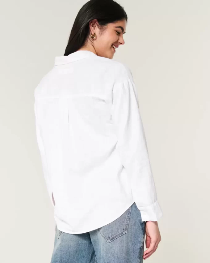 Πουκάμισο Oversized Line-Blend