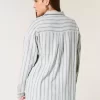 Πουκάμισο Oversized Line-Blend
