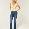 Λινό-Μίγμα Γραβάτα-Μπροστινό Peplum Top Λινό-Μίγμα Γραβάτα-Μπροστινό Peplum Top