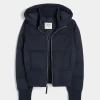 Μπουφάν Puffer Bomber Trim Faux Fur Μπουφάν Puffer Bomber Trim Faux Fur