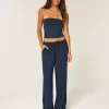 Pull-On Slub Pants Pull-On Slub Pants