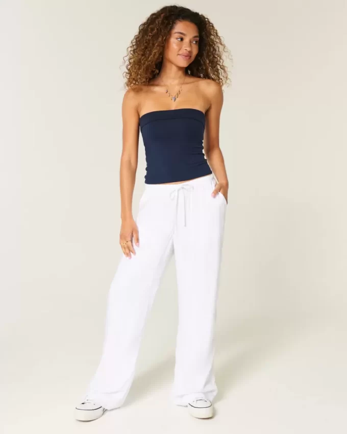Pull-On Slub Pants Pull-On Slub Pants