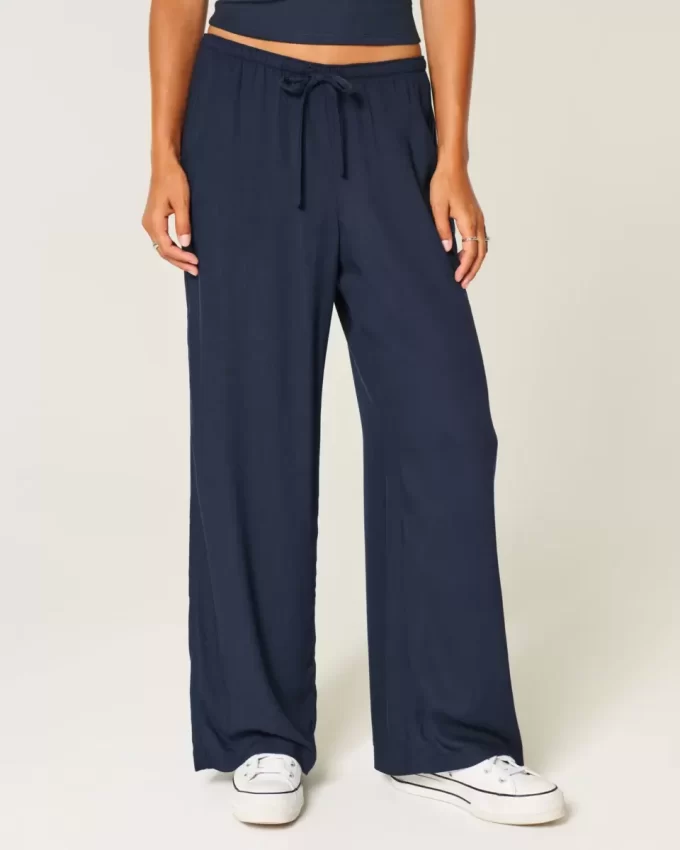 Pull-On Slub Pants Pull-On Slub Pants