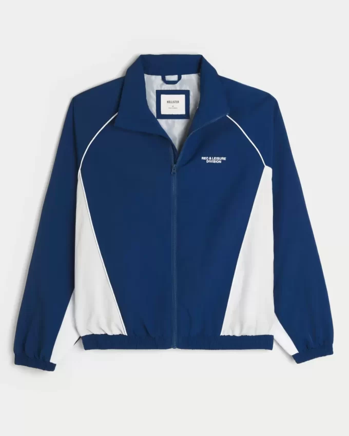 Rec & Leisure Division Graphic Windbreaker Jacket Rec & Leisure Division Graphic Windbreaker Jacket