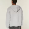 Rectangle Fit Zip-Up Hoodie Rectangle Fit Zip-Up Hoodie