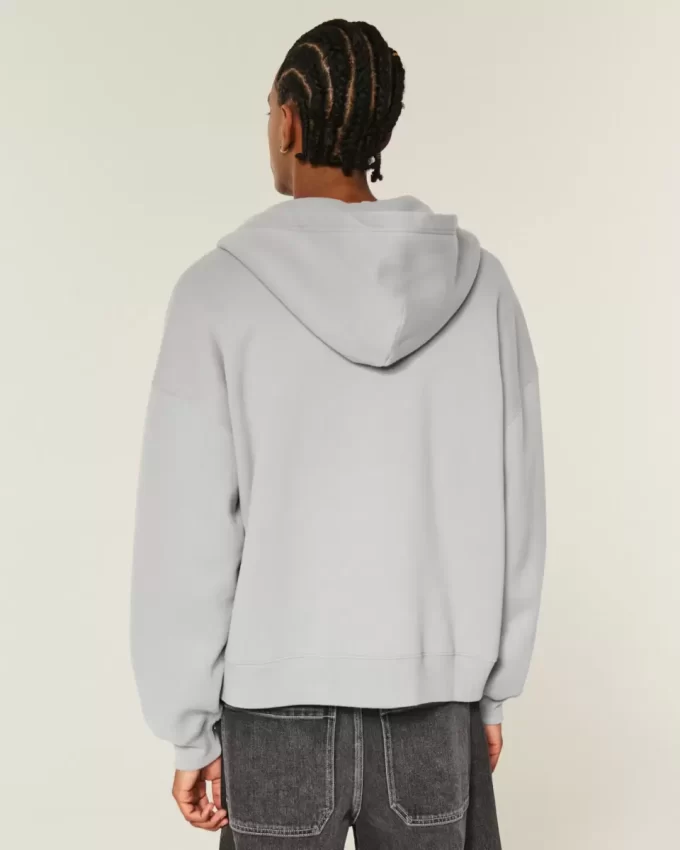 Rectangle Fit Zip-Up Hoodie Rectangle Fit Zip-Up Hoodie