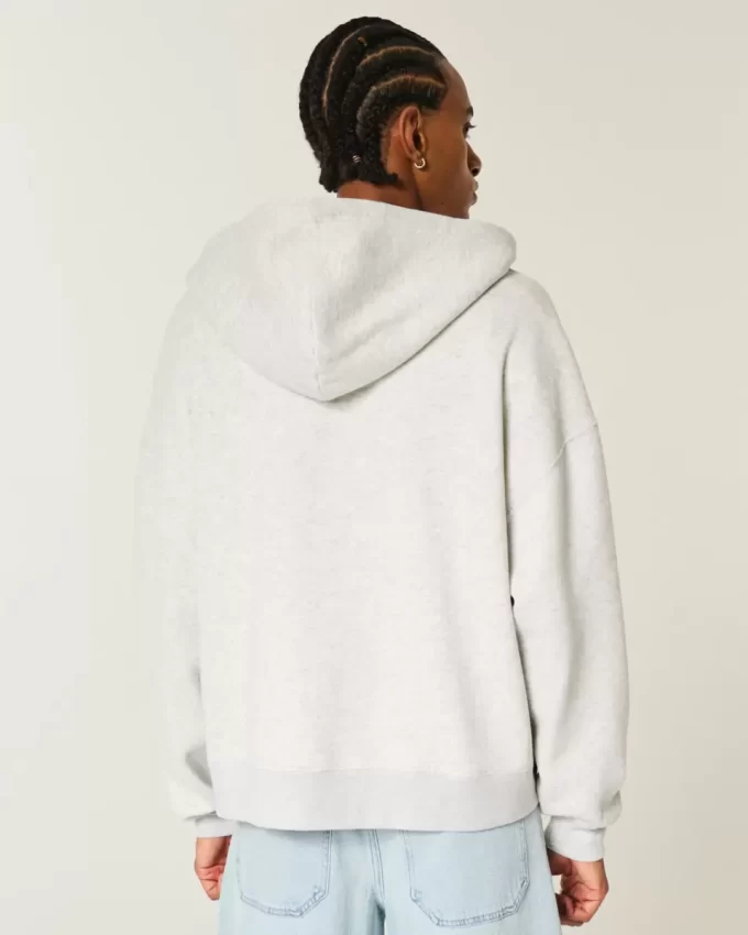 Rectangle Fit Zip-Up Hoodie Rectangle Fit Zip-Up Hoodie