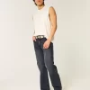 Πλυμένο μαύρο τζιν Relaxed Bootcut Πλυμένο μαύρο τζιν Relaxed Bootcut