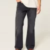 Πλυμένο μαύρο τζιν Relaxed Bootcut Πλυμένο μαύρο τζιν Relaxed Bootcut