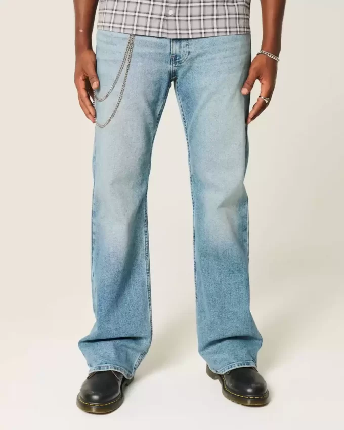 Τζιν με μεσαία πλύση Relaxed Bootcut Τζιν με μεσαία πλύση Relaxed Bootcut