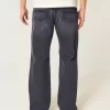 Πλυμένο μαύρο τζιν Relaxed Bootcut Πλυμένο μαύρο τζιν Relaxed Bootcut