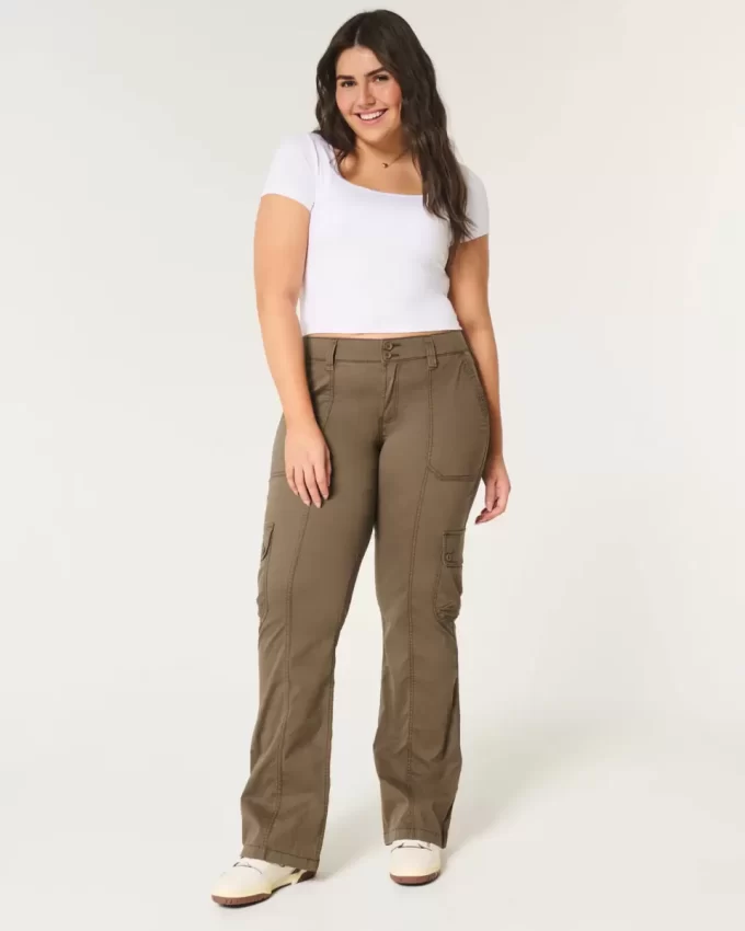 Ψηλόμεσο Relaxed Cargo Boot Pants