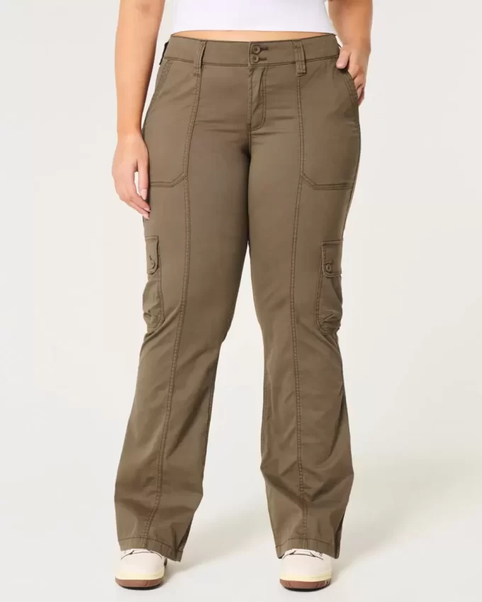 Ψηλόμεσο Relaxed Cargo Boot Pants