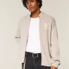Πουλόβερ Relaxed Number Graphic Zip-up Πουλόβερ Relaxed Number Graphic Zip-up