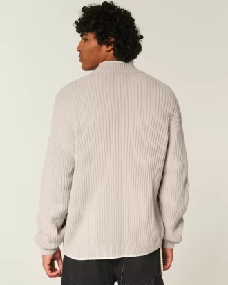 Πουλόβερ Relaxed Number Graphic Zip-up Πουλόβερ Relaxed Number Graphic Zip-up