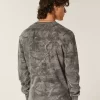 Relaxed Thermal μακρυμάνικο Camo Crew πουκάμισο