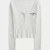 Ribbed Los Angeles Graphic Henley Ribbed Los Angeles Graphic Henley