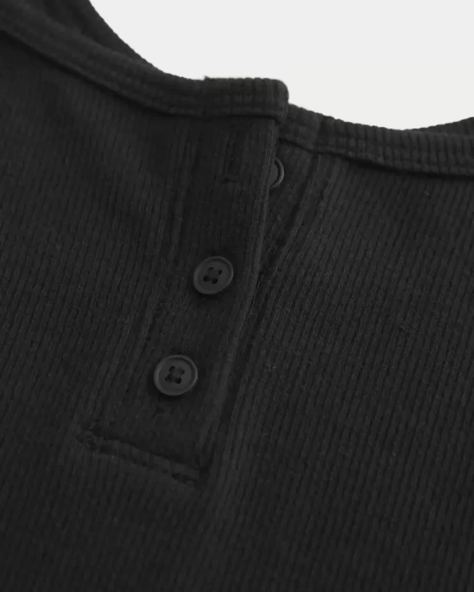 Ribbed Notch Henley Cami Ribbed Notch Henley Cami