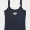 Ribbed Swan Graphic Cami Ribbed Swan Graphic Cami