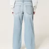 Χαμηλό Ripped Light Wash Baggy Jeans Χαμηλό Ripped Light Wash Baggy Jeans