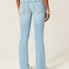 Χαμηλό τζιν Ripped Light Wash Κεντημένο Bootcut Χαμηλό τζιν Ripped Light Wash Κεντημένο Bootcut