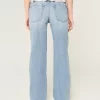 Χαμηλό Ripped Light Wash Loose Jeans Χαμηλό Ripped Light Wash Loose Jeans