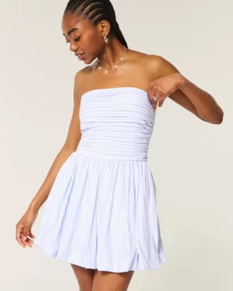 Φόρεμα Ruched Bubble Skort