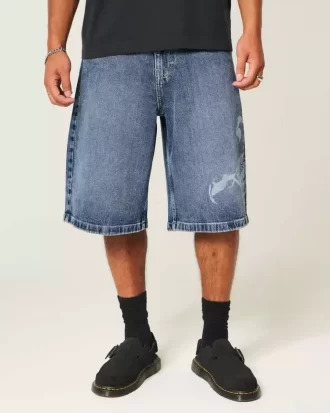Τζιν σορτς Scorpion Graphic Super Baggy