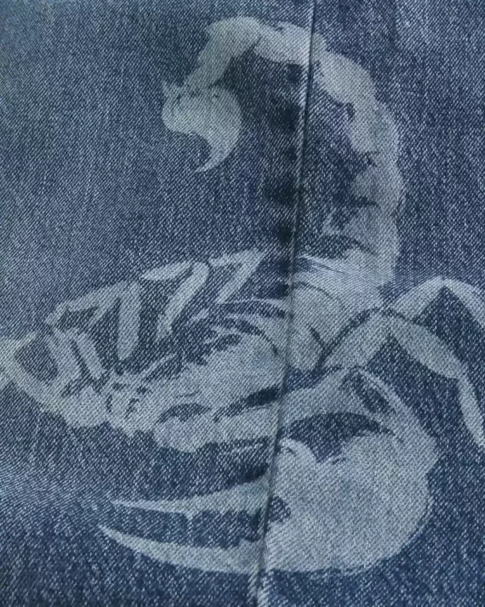 Τζιν σορτς Scorpion Graphic Super Baggy Τζιν σορτς Scorpion Graphic Super Baggy