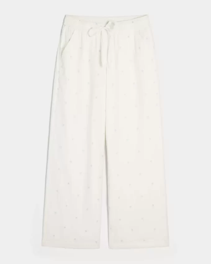 Παντελόνι Seersucker Baggy Pull-On Παντελόνι Seersucker Baggy Pull-On