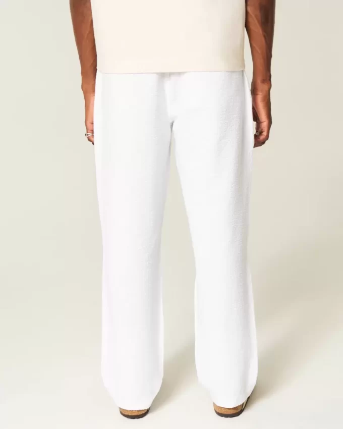 Seersucker Loose Pull-On παντελόνι Seersucker Loose Pull-On παντελόνι