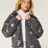 Κεντημένο Sherpa Fleece Jacket Κεντημένο Sherpa Fleece Jacket