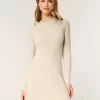 Φόρεμα με ριμπ Skater Mini Sweater Φόρεμα με ριμπ Skater Mini Sweater