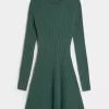 Φόρεμα με ριμπ Skater Mini Sweater Φόρεμα με ριμπ Skater Mini Sweater