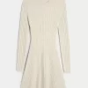 Φόρεμα με ριμπ Skater Mini Sweater Φόρεμα με ριμπ Skater Mini Sweater