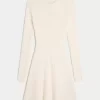 Φόρεμα με ριμπ Skater Mini Sweater Φόρεμα με ριμπ Skater Mini Sweater