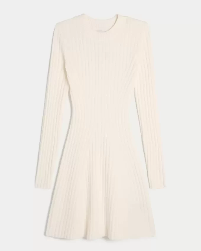 Φόρεμα με ριμπ Skater Mini Sweater Φόρεμα με ριμπ Skater Mini Sweater